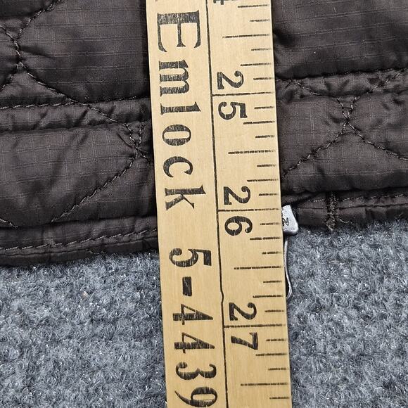 LL Bean Quilted Vest Sz 2X Brown Zip Front Outdoor Layer Nature Gorpcore OHMT1L - Picture 6 of 6